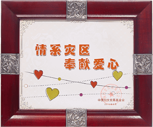 情系灾区 奉献爱心奖